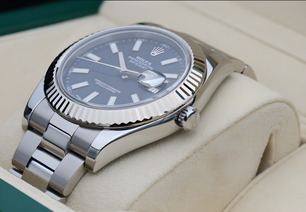 rolex 3 blue